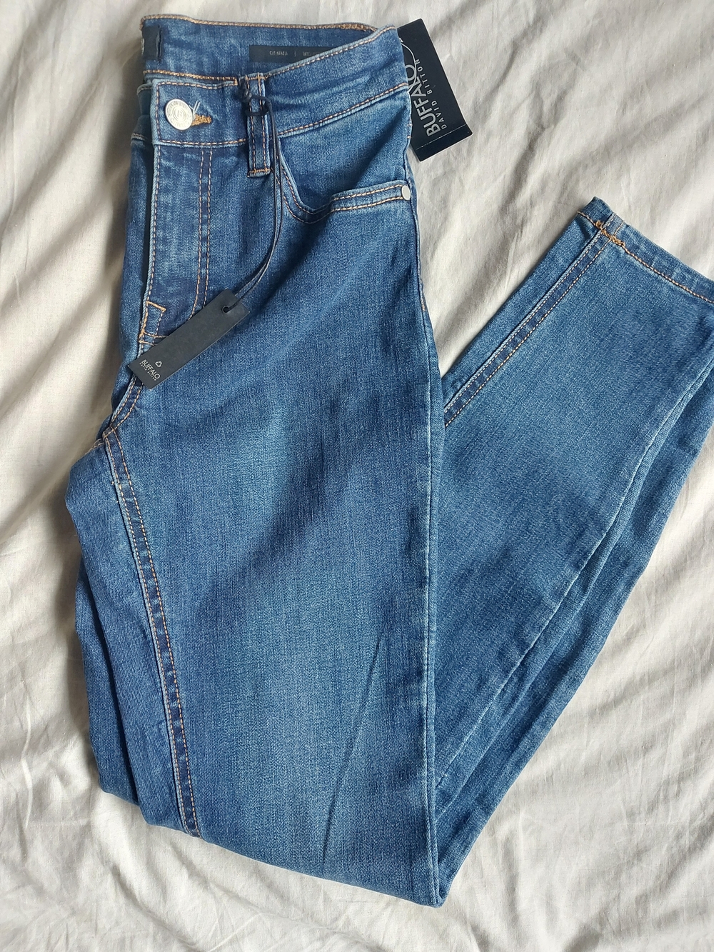 Buffalo David Bitton Medium Blue Skinny Jeans